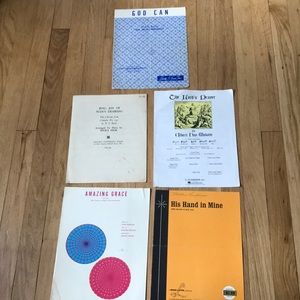 3/$20 💎 Vtg sheet music piano organ religion Christian 1920’s through 70’s